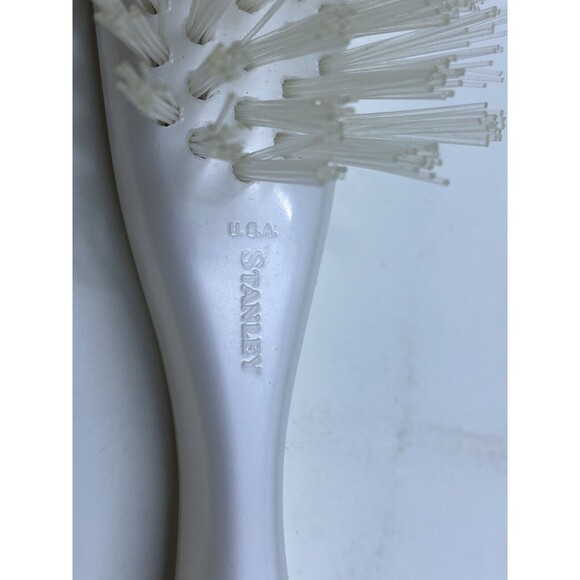STANLEY Pearlized White Hairbrush & Comb Set NOS # 4074 NEW Vintage - Picture 6 of 9